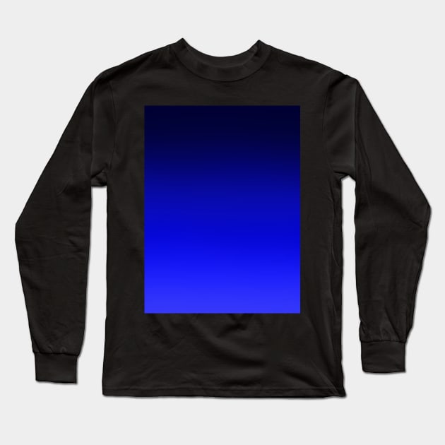 Midnight Blue ombré Long Sleeve T-Shirt by Dexter1468